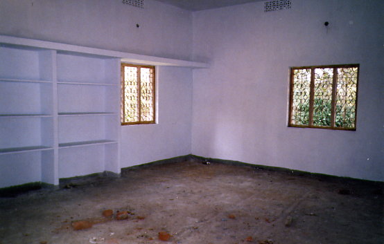 Study room on ground floor of new block