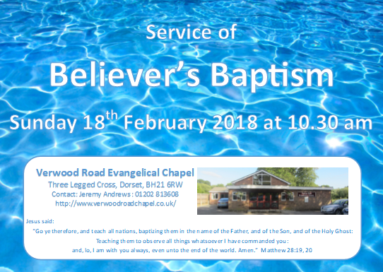 Baptismal service invitation