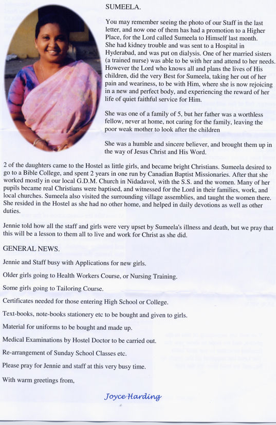 Hebron Newletter No 28 side 2