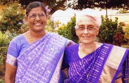 Joy (right) and Santosham (left) Picture of Joy and Santosham