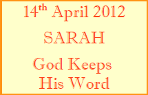 Women's Hour Bible Study - Sarah 14th April