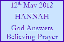 Women's Hour Bible Study - Hannah 12th May